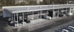 Mercedes Hirschvogel - Neubau Autohaus in Passau