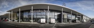 Mercedes Hirschvogel - Neubau Autohaus in Passau