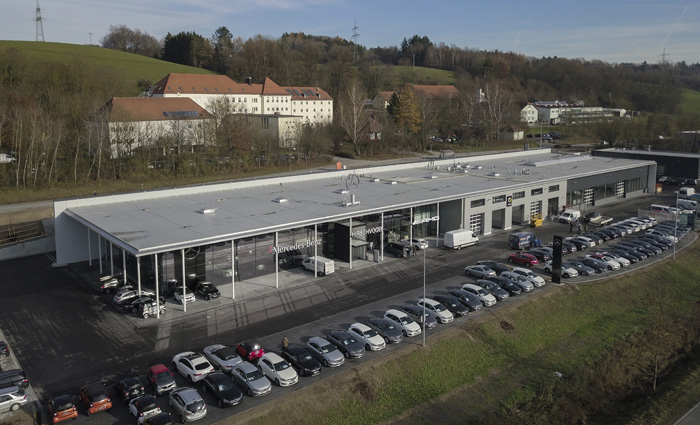 Neubau des Autohauses Hirchvogel in Passau